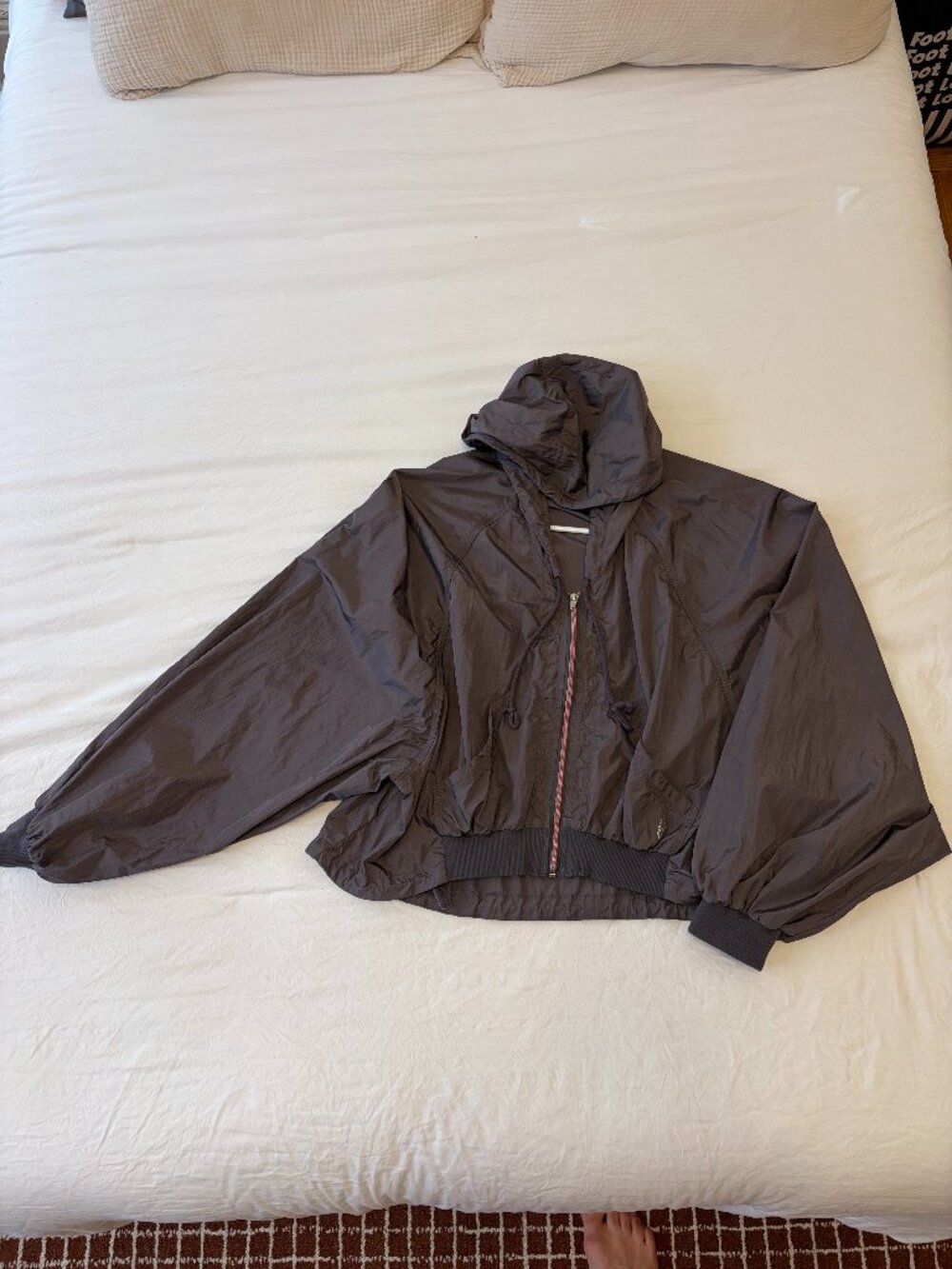 FP Movement On The Rise Cropped Windbreaker Jacket